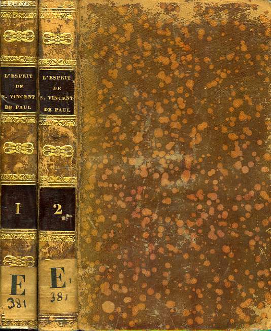 L'ESPRIT DE S. VINCENT DE PAUL, OU MODELE DE CONDUITE, 2 TOMES