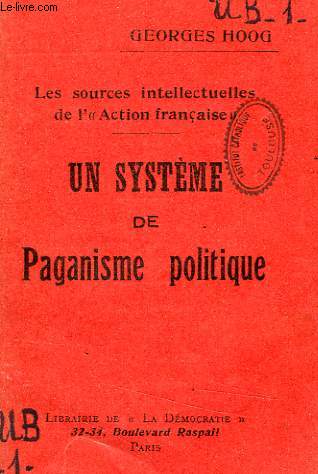 UN SYSTEME DE PAGANISME POLITIQUE