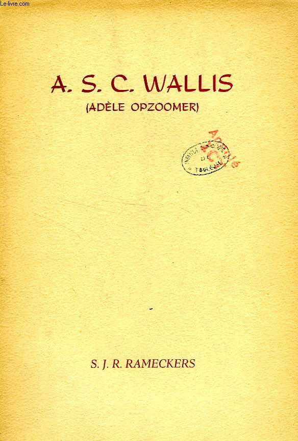 A. S. C. WALLIS (ADELE OPZOOMER)