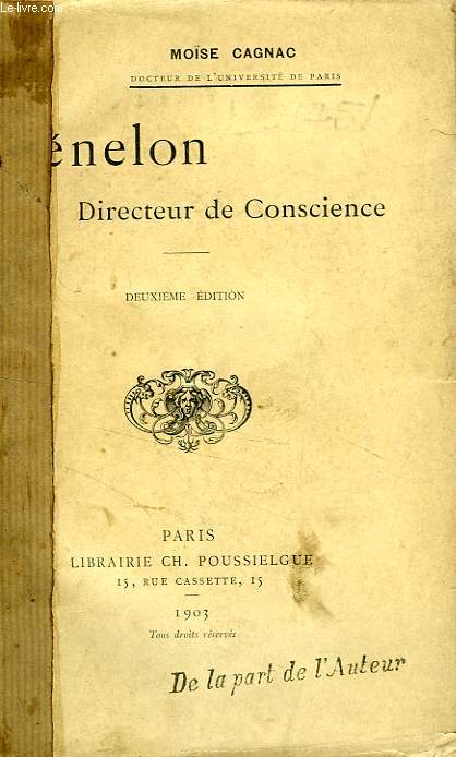 FENELON DIRECTEUR DE CONSCIENCE