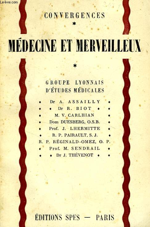 MEDECINE ET MERVEILLEUX