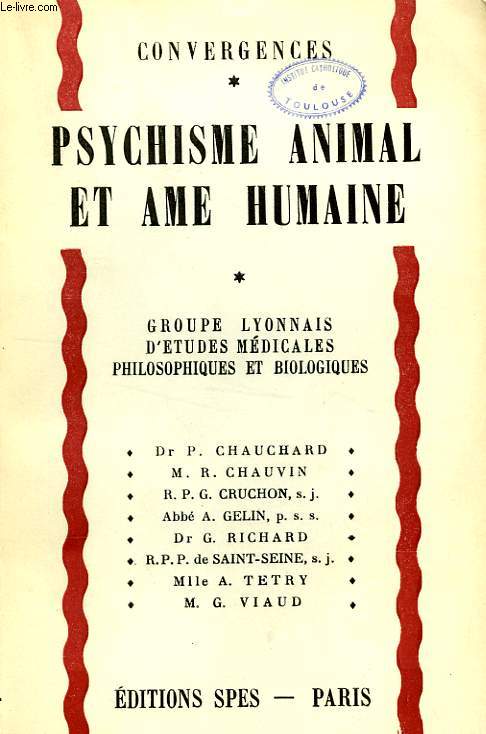 PSYCHISME ABIMAL ET AME HUMAINE