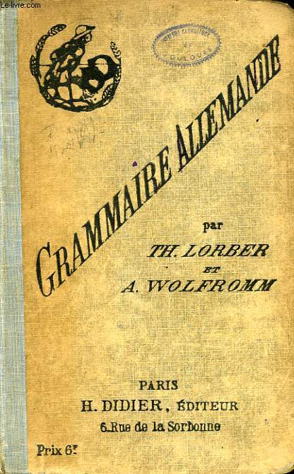 GRAMMAIRE ALLEMANDE