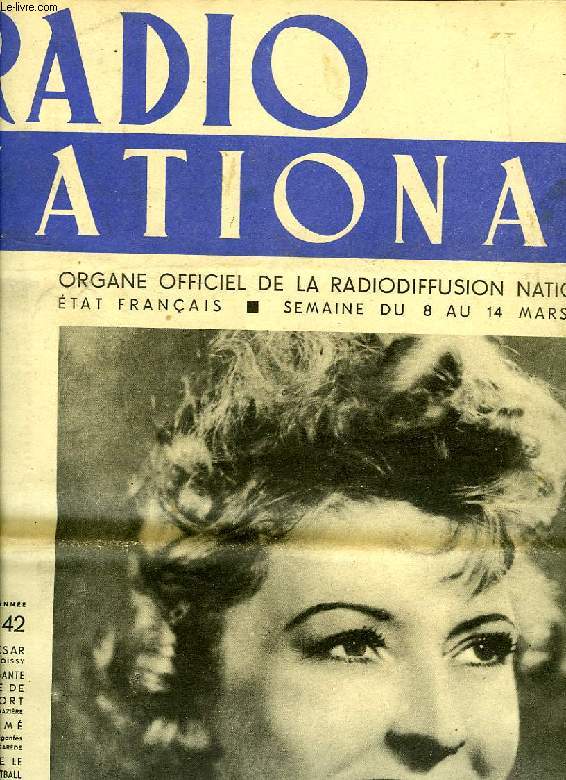 RADIO NATIONAL, N 42, MARS 1942