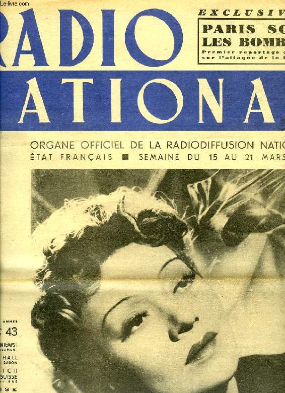 RADIO NATIONAL, N 43, MARS 1942
