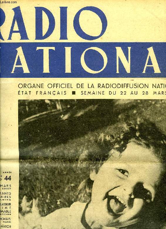 RADIO NATIONAL, N 44, MARS 1942