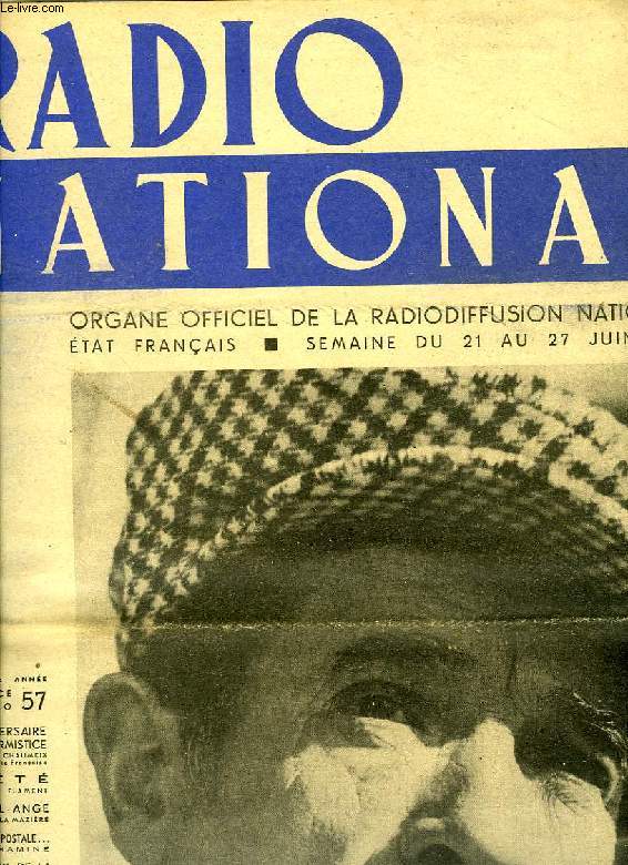 RADIO NATIONAL, N 57, JUIN 1942