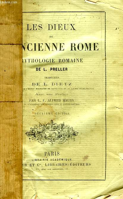 LES DIEUX DE L'ANCIENNE ROME, MYTHOLOGIE ROMAINE