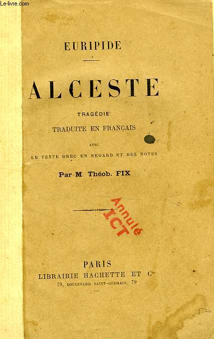 ALCESTE, TRAGEDIE