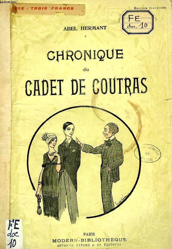 CHRONIQUE DU CADET DE COUTRAS