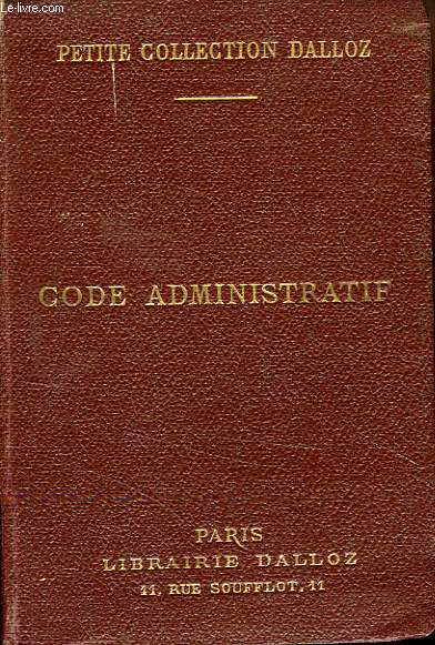 CODE ADMINISTRATIF