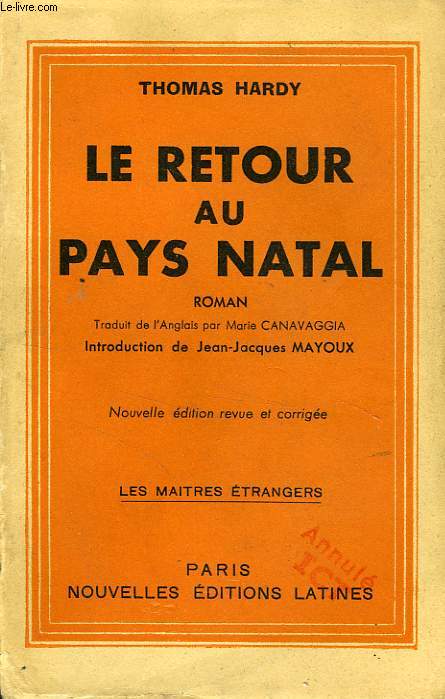 LE RETOUR AU PAYS NATAL