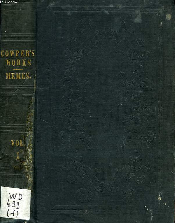 THE WORKS OF WILLIAM COWPER, VOL. I