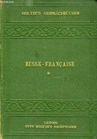 MANUEL DE LA CONVERSATION RUSSE ET FRANCAISE