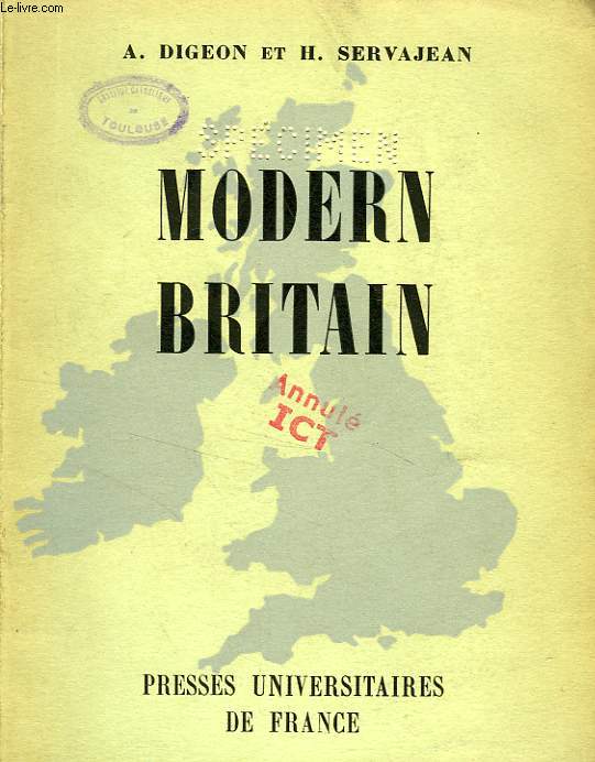 MODERN BRITAIN, ANTHOLOGIE DE VERSIONS ET DE THEMES LIBRES