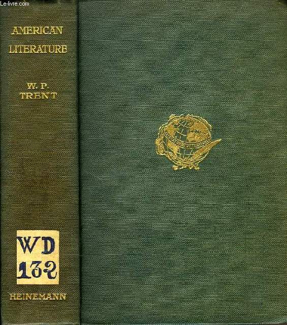 A HISTORY OF AMERICAN LITERATURE