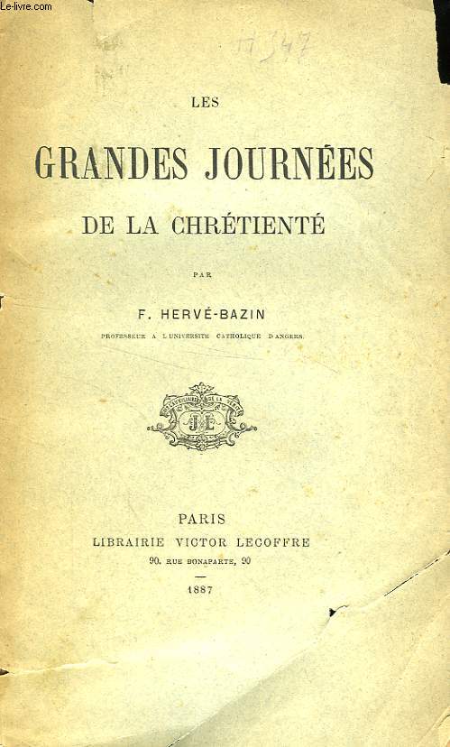 LES GRANDES JOURNEES DE LA CHRETIENTE