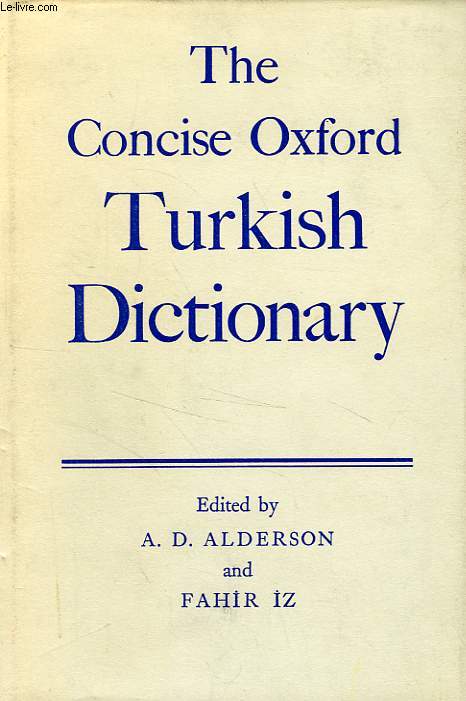 THE CONCISE TURKISH DICTIONARY