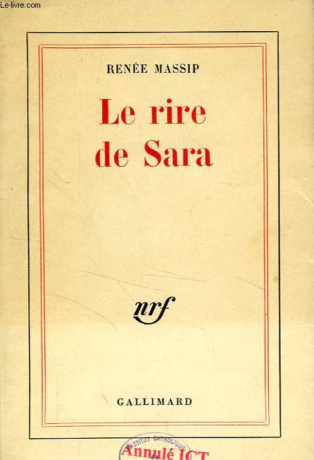 LE RIRE DE SARA