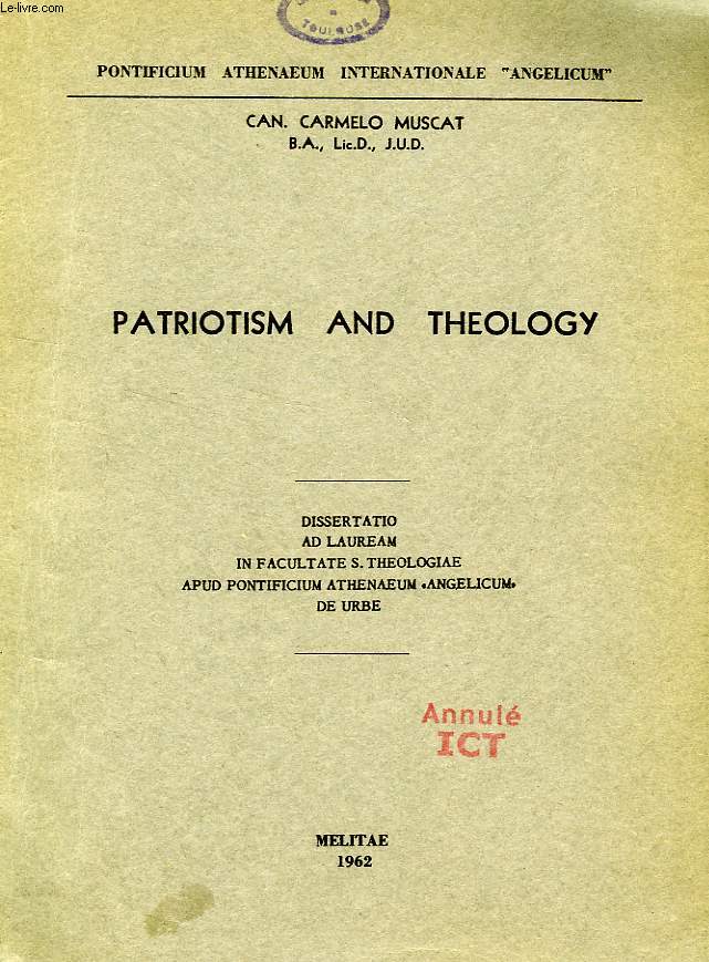 PATRIOTISM AND THEOLOGY