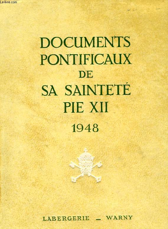 DOCUMENTS PONTIFICAUX DE S.S. PIE XII, 1948