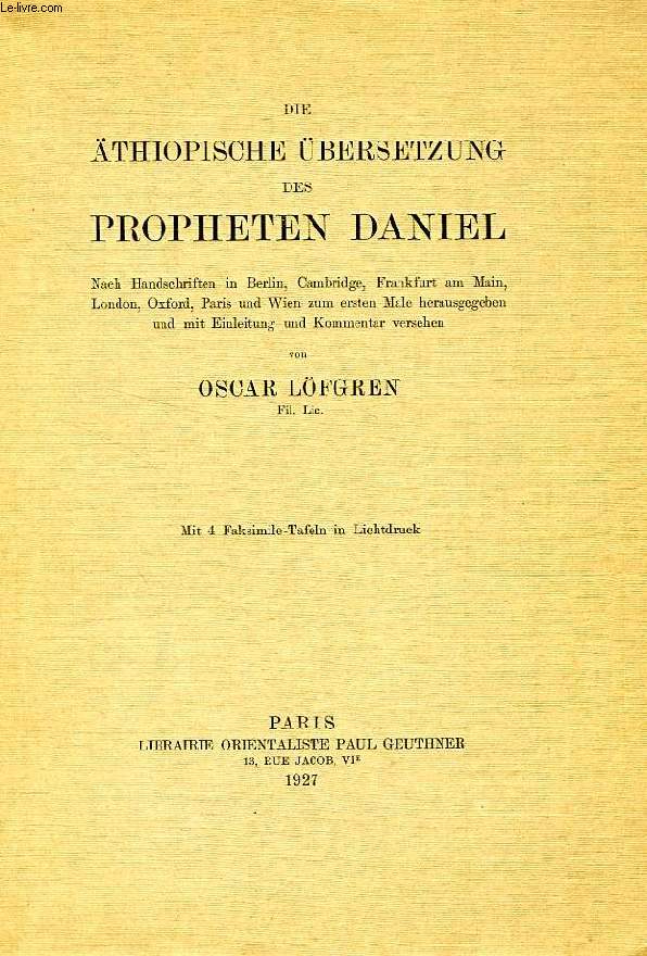 DIE ATHIOPISCHE UBERSETZUNG DES PROPHETEN DANIEL