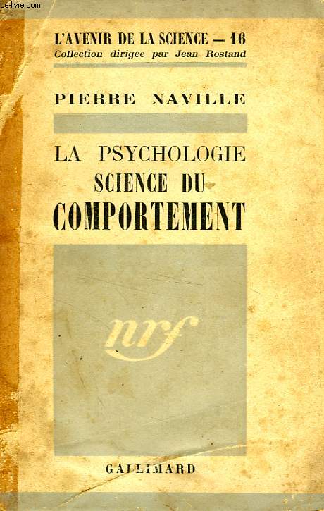 LA PSYCHOLOGIE, SCIENCE DU COMPORTEMENT, Le BEHAVIORISME DE WATSON