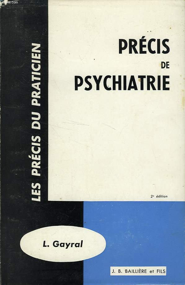 PRECIS DE PSYCHIATRIE