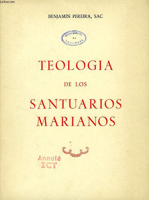 TEOLOGIA DE LOS SANTUARIOS MARIANOS (DISERTACION)