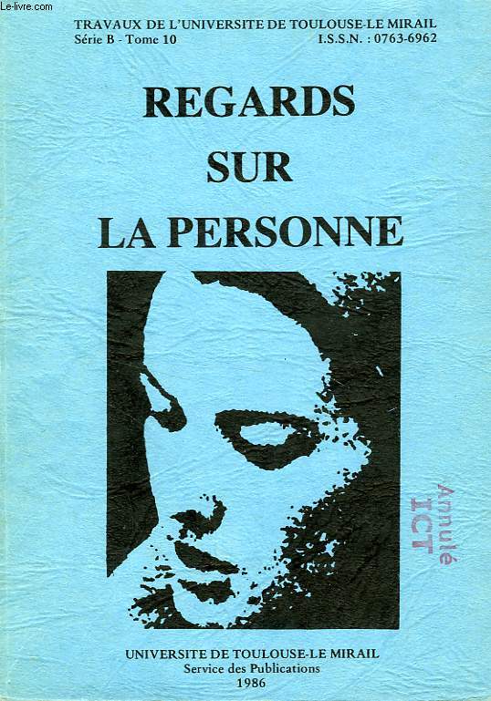 REGARDS SUR LA PERSONNE
