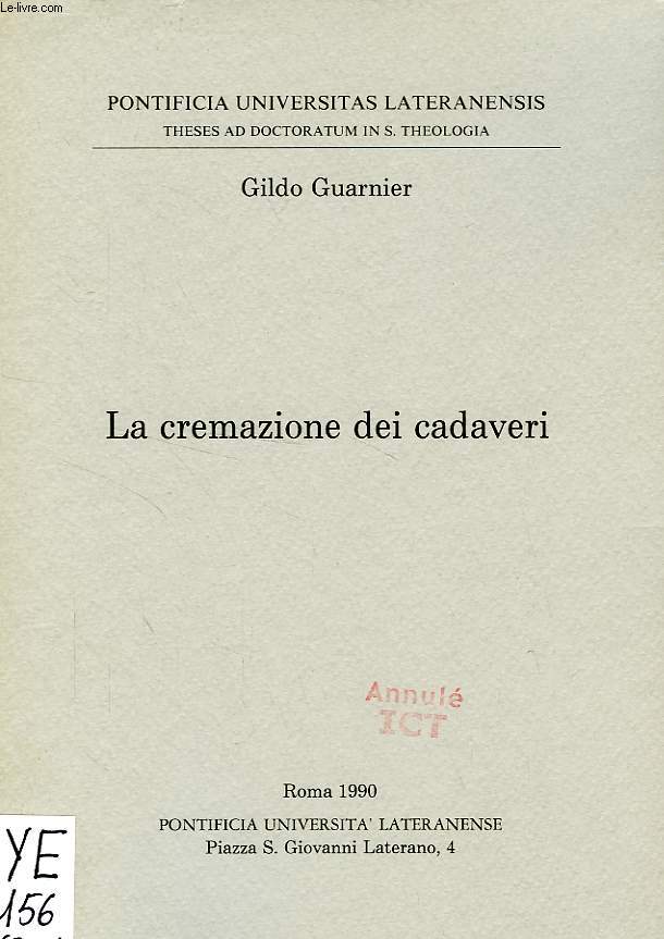 LA CREMAZIONE DEI CADAVERI