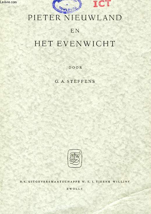 PIETER NIEUWLAND EN HET EVENWICHT