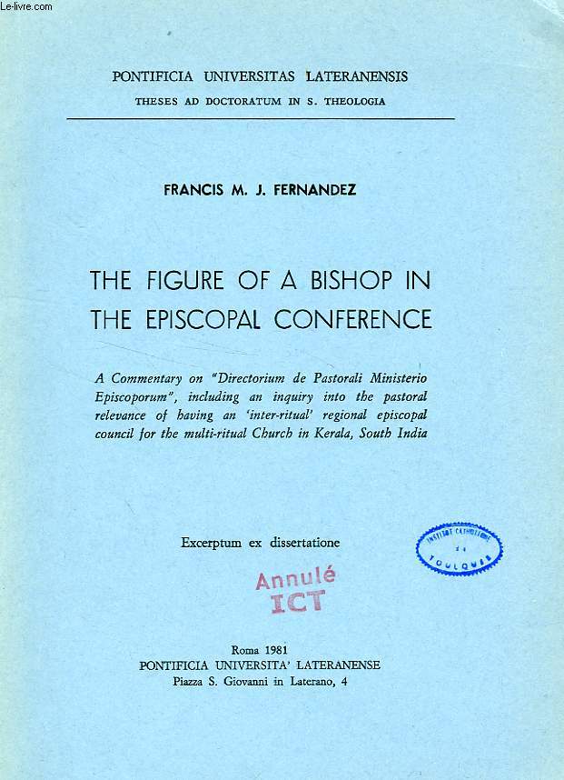 THE FIGURE OF A BISHOP IN THE EPISCOPAL CONFERENCE