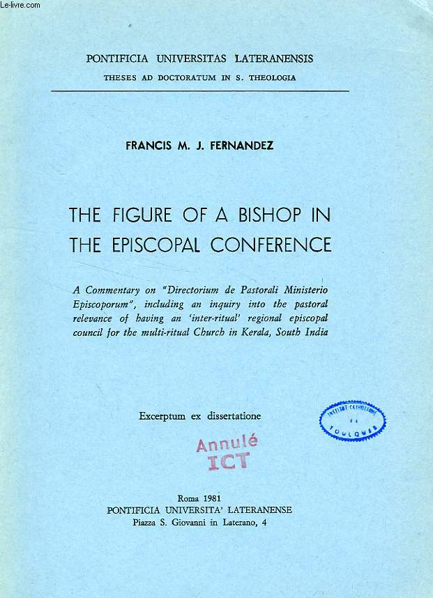 THE FIGURE OF A BISHOP IN THE EPISCOPAL CONFERENCE