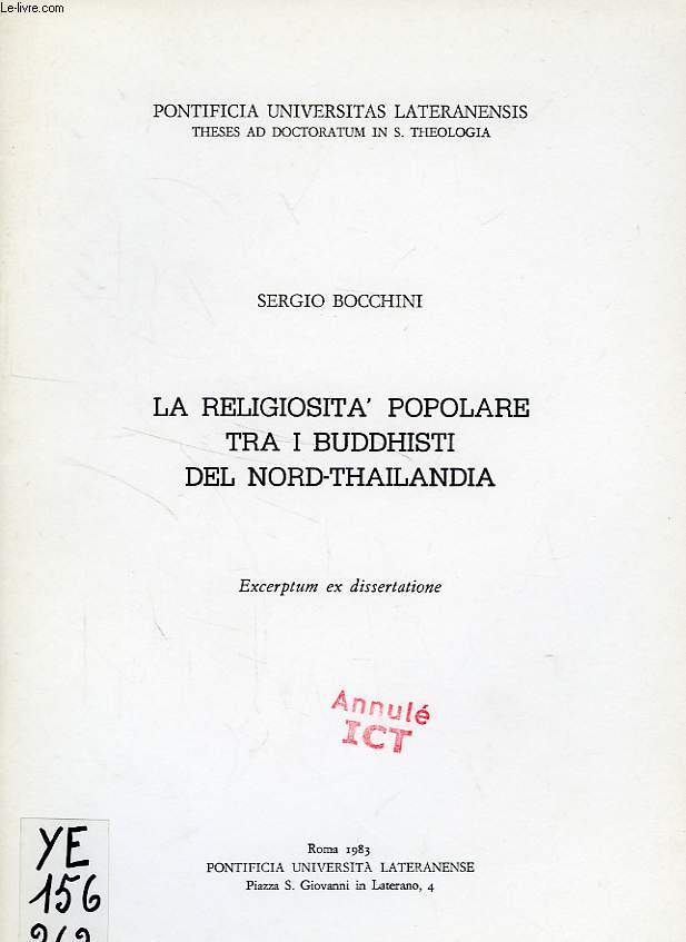 LA RELIGIOSITA' POPOLARE TRA I BUDDHISTI DEL NORD-THAILANDIA