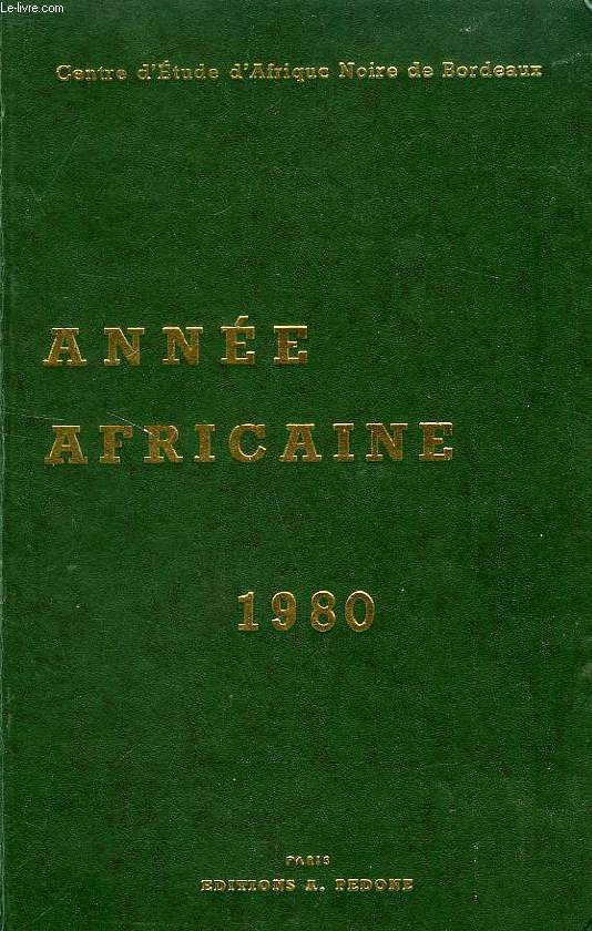 ANNEE AFRICAINE 1980