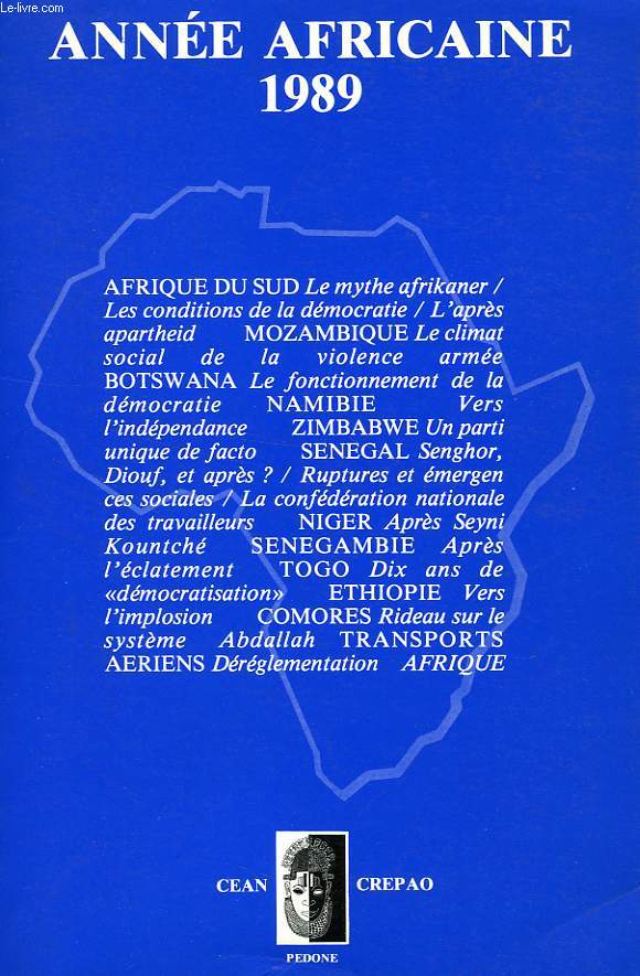 ANNEE AFRICAINE 1989