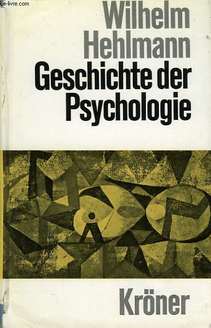 GESCHICHTE DER PSYCHOLOGIE