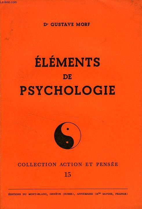 ELEMENTS DE PSYCHOLOGIE