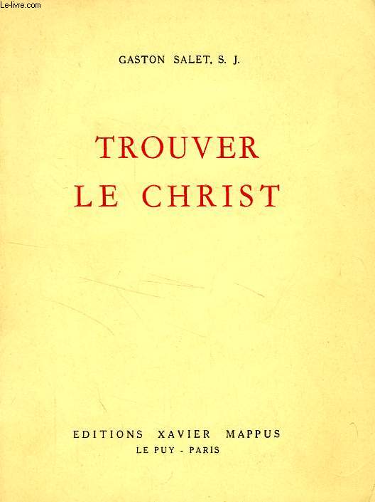 TROUVER LE CHRIST
