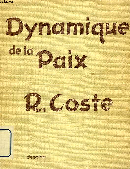 DYNAMIQUE DE LA PAIX