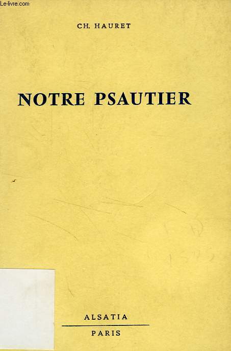 NOTRE PSAUTIER