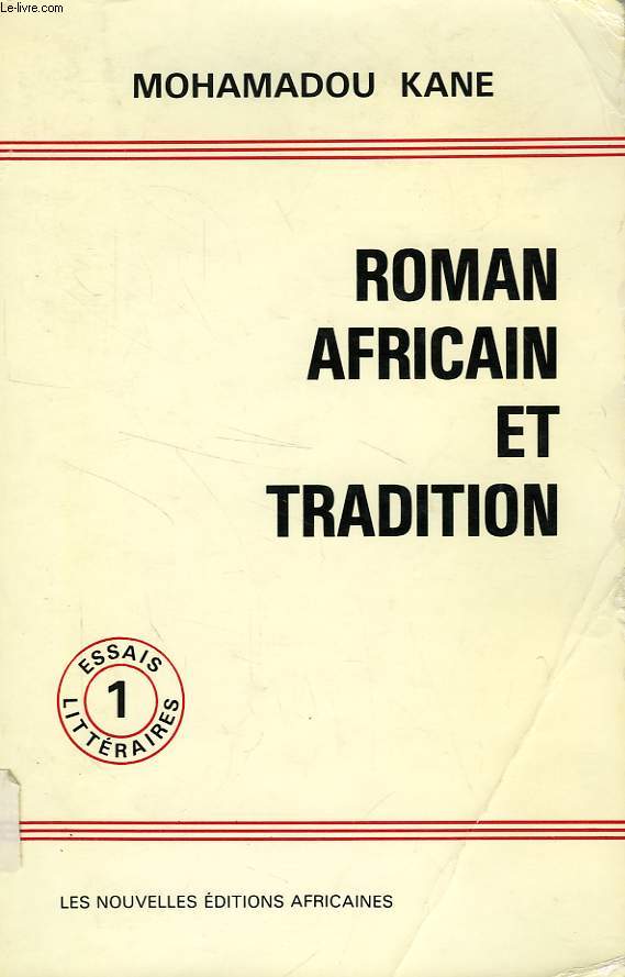ROMAN AFRICAIN ET TRADITIONS