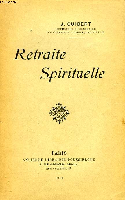 RETRAITE SPIRITUELLE