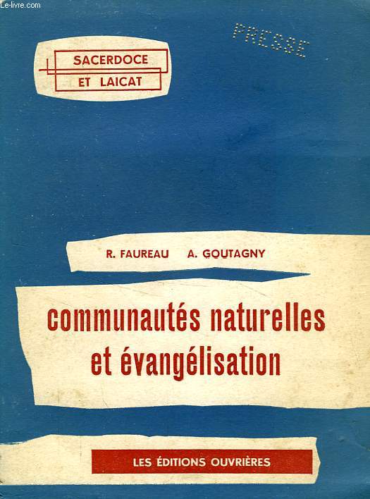 COMMUNAUTES NATURELLES ET EVANGELISATION