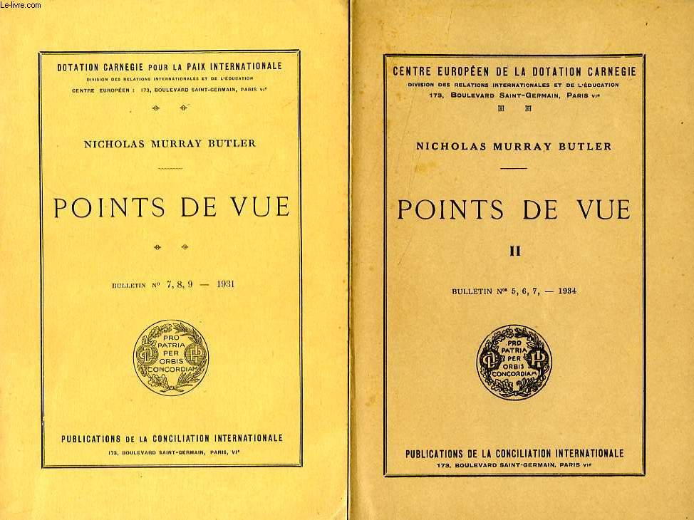 POINTS DE VUE, 2 TOMES