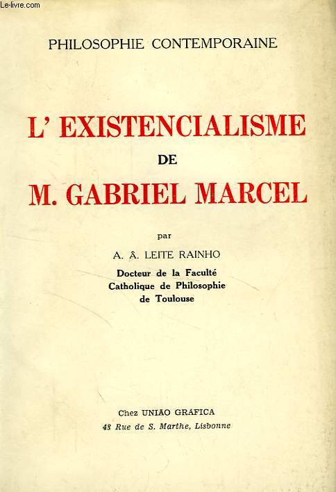 L'EXISTENCIALISME DE M. GABRIEL MARCEL