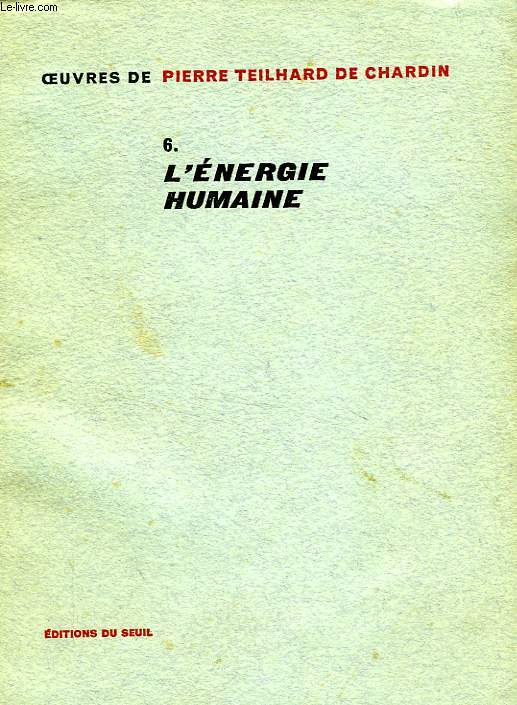 L'ENERGIE HUMAINE