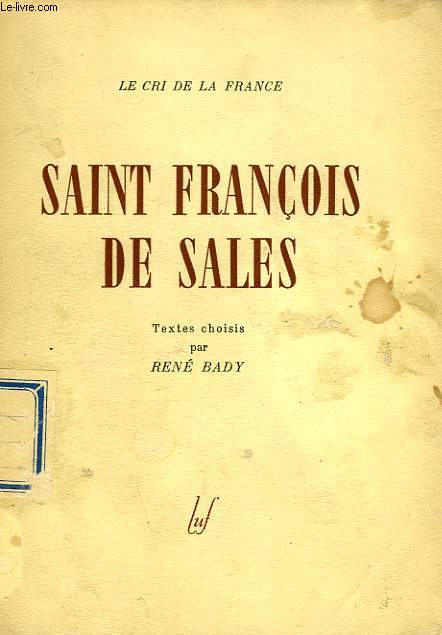 SAINT FRANCOIS DE SALES