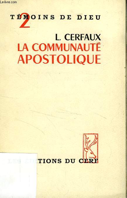 LA COMMUNAUTE APOSTOLIQUE